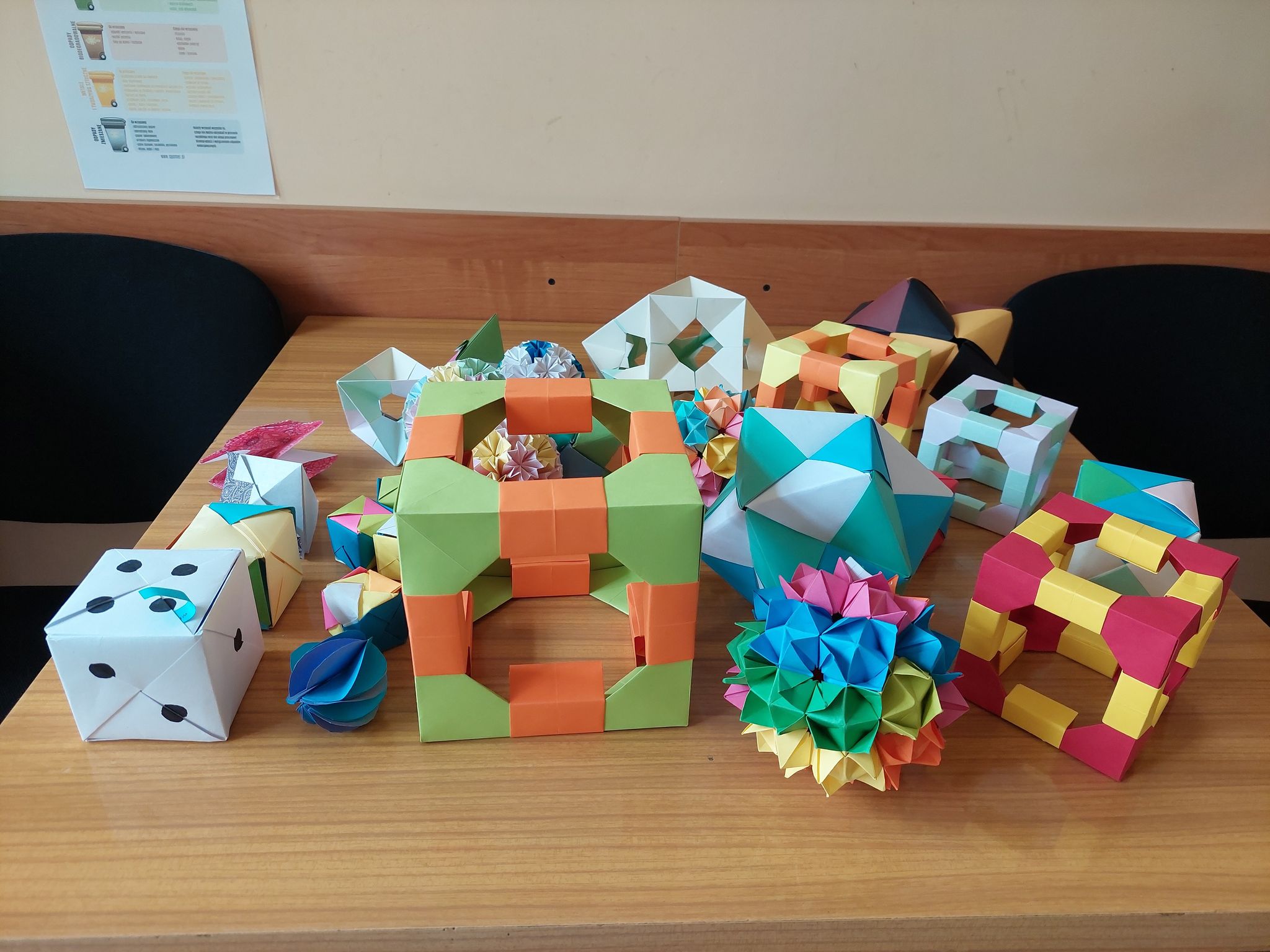 Wyniki szkolnego konkursu „Matematyczne origami”